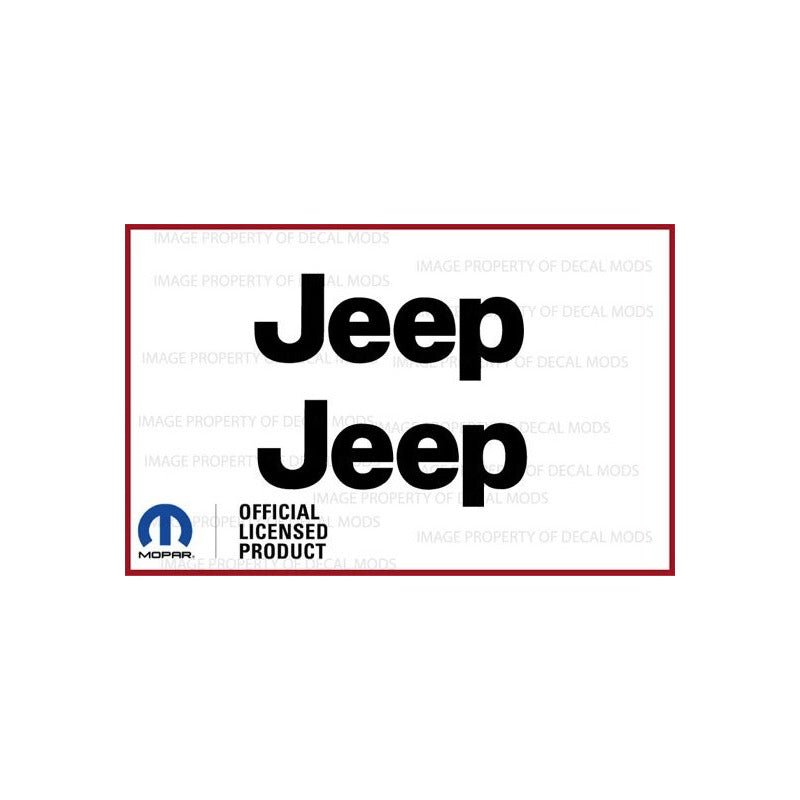 Calcas (2) Original Jeep Logo 1997-2006 Mopar