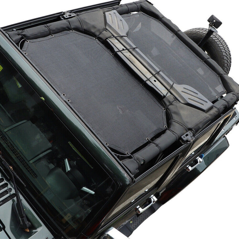 Parasol De Malla Para Techo Jeep Wrangler Gladiador Jk/jl