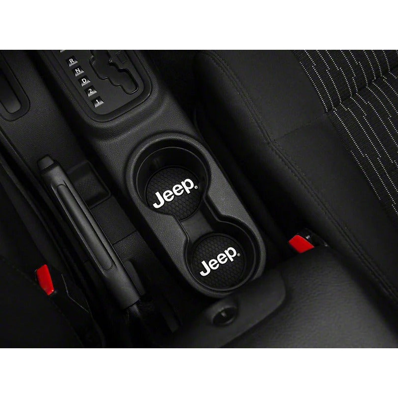 Tapetes Plastico Y Portavasos (6) Piezas Jeep Logo Factura