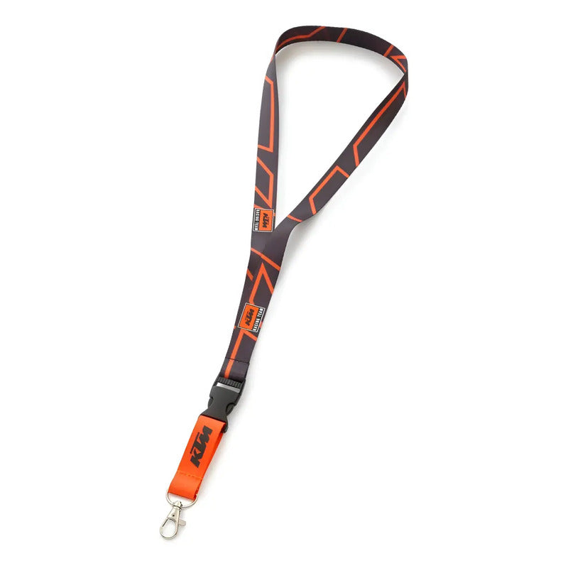 Lanyard Gafete Porta Credencial Ktm Genuino Original Naranja / Negro