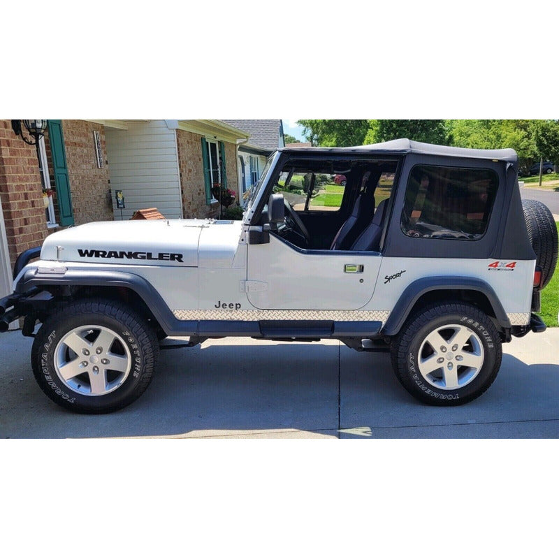 Calcas (2) Original Mopar Jeep Wrangler Negro
