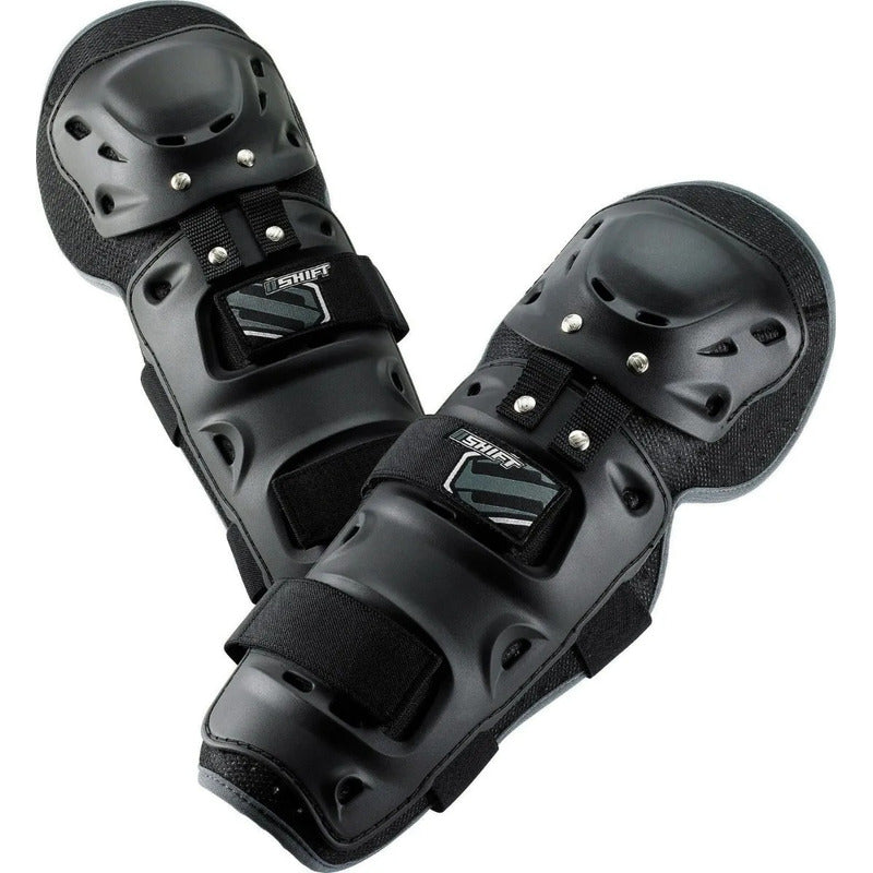 Rodilleras Protectoras Para Motocross/enduro Marca Shift Mx Negro