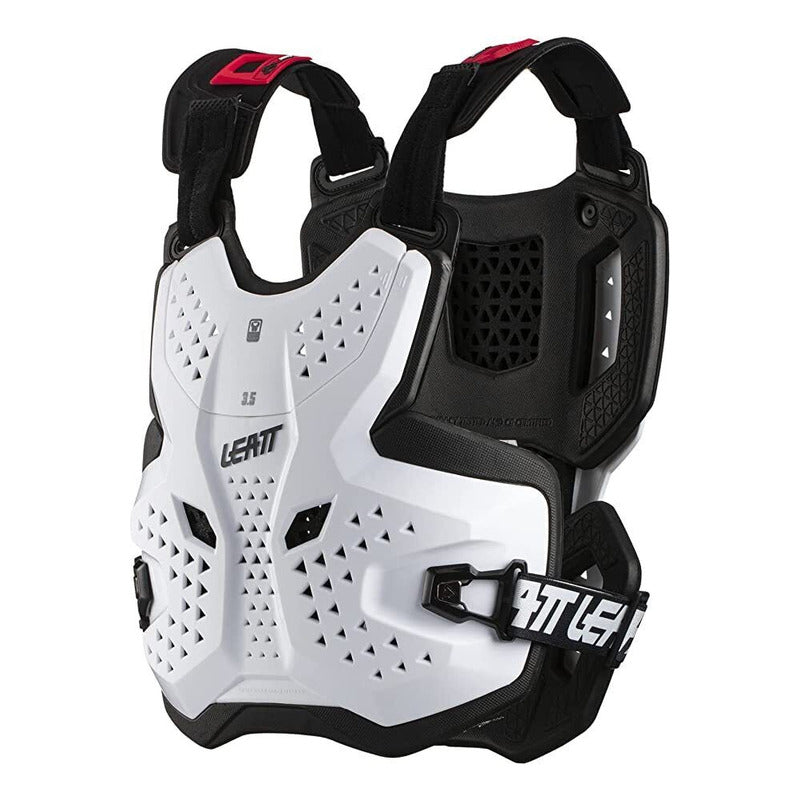 Peto Leatt Brace 3.5 Protector De Pecho- Adulto Blanco