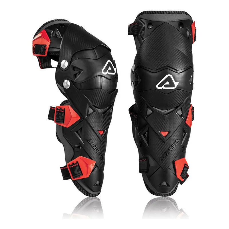 Rodilleras Protectoras Para Motocross/enduro Marca Acerbis Negro Adulto