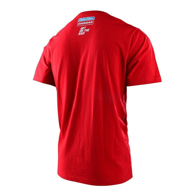 Playera Gasgas Troy Lee Designs Original Talla Large Large Rojo