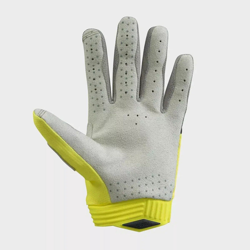 Guantes Husqvarna I Track Railed Talla Mediana Niños Azul/amarillo