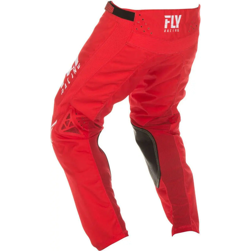 Pantalon Fly Racing Kinetic Shield Mx Enduro Mtb T26 Rojo 26