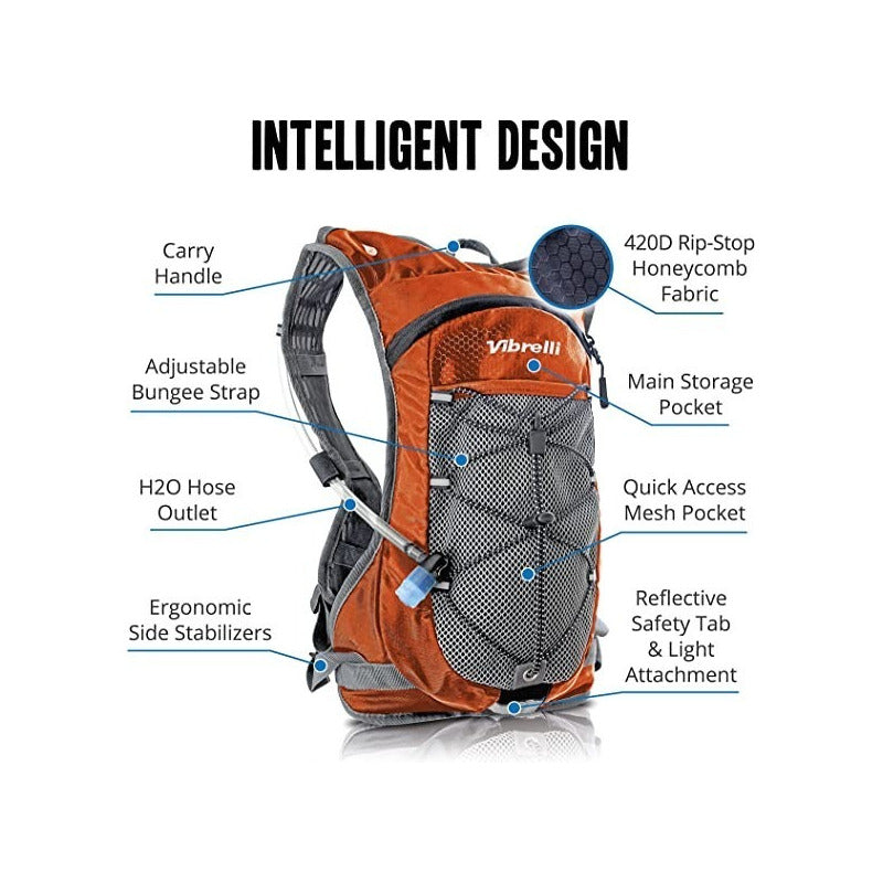 Mochila De Hidratación Bolsa De Agua 2l Mx/enduro/mtb Factur