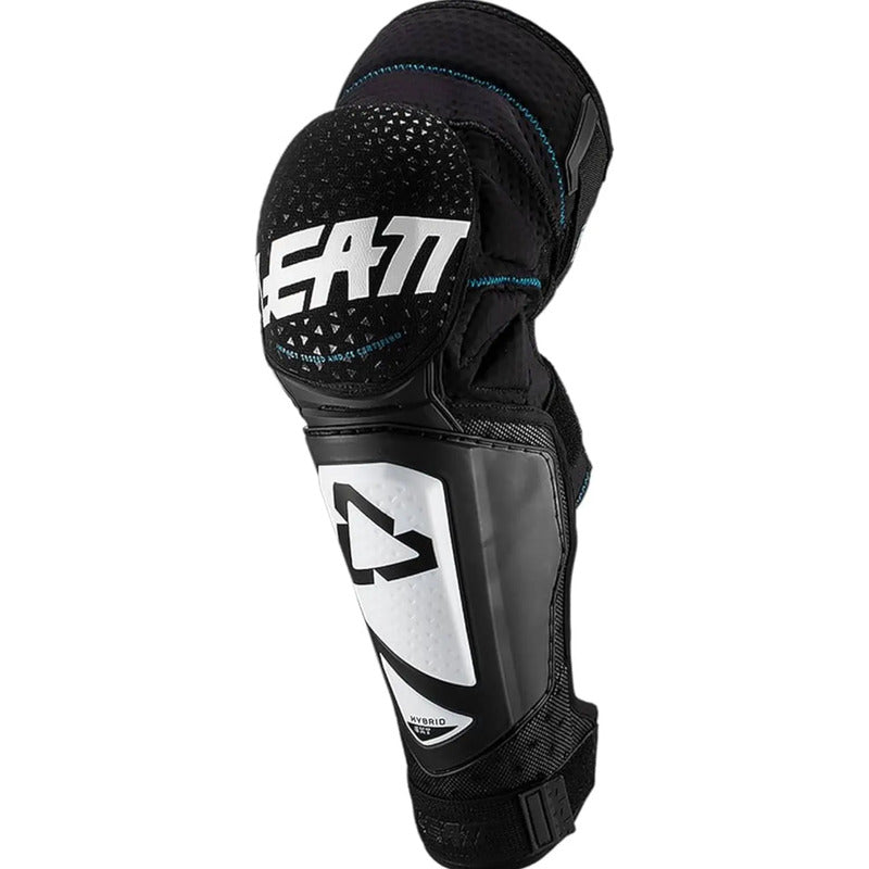 Rodilleras Leatt Para Mx/enduro Modelo 3df Hybrid Talla Larg Negro Large / Xlarge