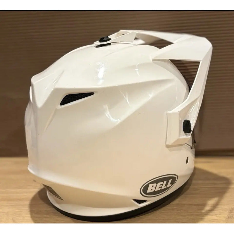 Casco Bell Mx-9 Adventure Mips Blanco Alpino Mx T Large Blanco Sólido Blanco Alpino M