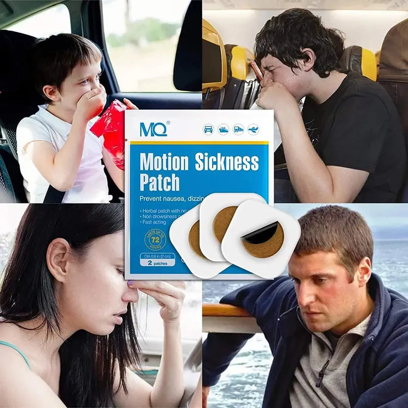 Parche Mq Motion Sickness Parche Anti-náuseas Paquete Con 14 -