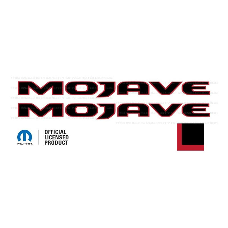 Calcas (2) Original Jeep Mojave 2018 - 22 Negro/rojo