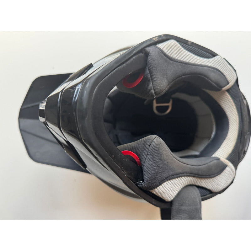 Casco Shoei Vfx Negro Brilloso Talla Mediano Negro Sólido M