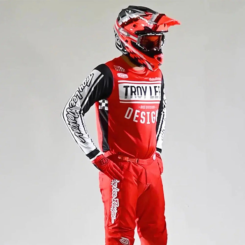 Pantalon Troy Lee Designs Adulto Motocross Enduro T34 Rojo