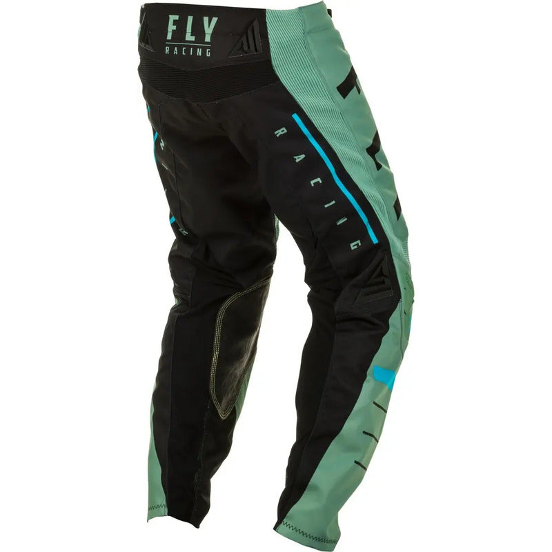 Pantalon Fly Racing Kinetic K120 Mx Enduro Mtb Talla 36 Verde 36us