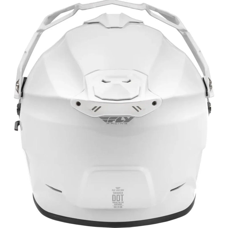 Casco Fly Racing Trekker Blanco Solido Talla Mediana Blanco Sólido Mate