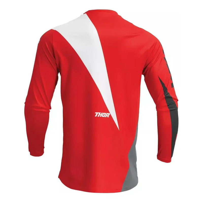 Pantalon Jersey Thor Sector Edge Rojo Mx/enduro Tallas