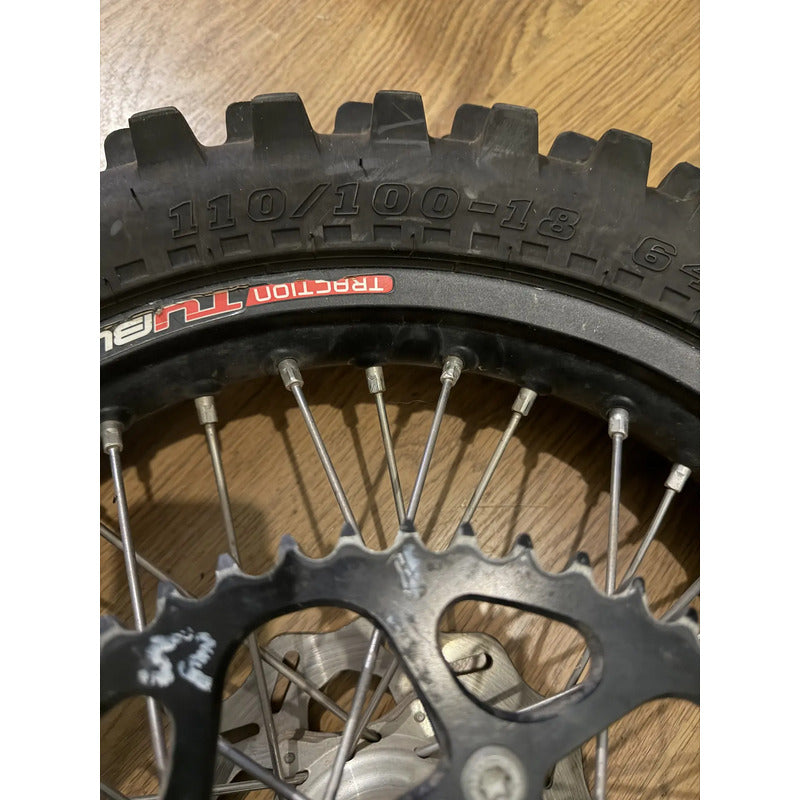 Rin Con Llanta Tubliss Sprocket 52 Dientes Ktm/husq/gas/sher Negro