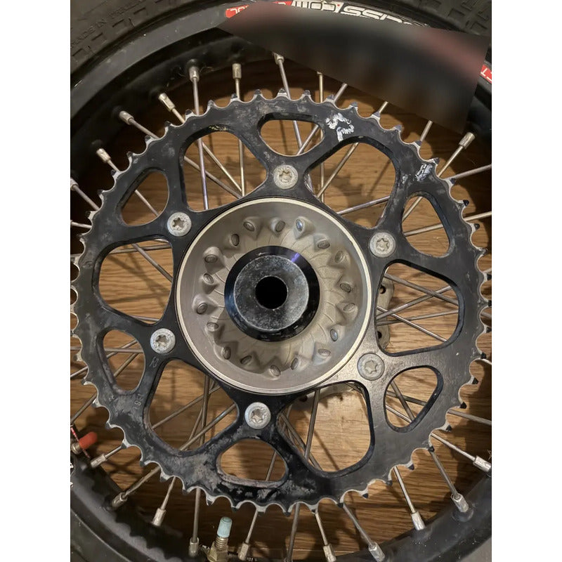Rin Con Llanta Tubliss Sprocket 52 Dientes Ktm/husq/gas/sher Negro