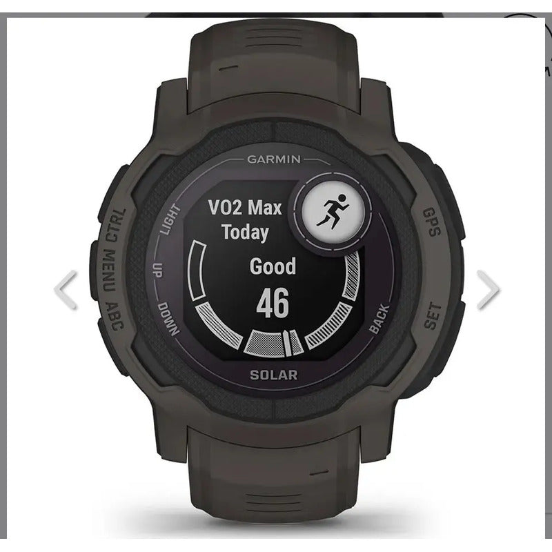 Reloj Garmin Instinct 2 Solar Smart Gps Uso Rudo Gris Grafito