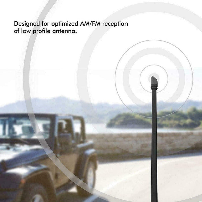 Antena 13  Flexible  Jeep Wrangler Jk Jl Rubico Sahara 07-22