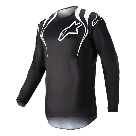 Jersey Alpinestars Fluid Narin Negro/blanco Talla Large Large Negro