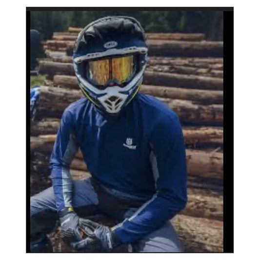 Pantalon Jersey  Combo Original Husqvarna Gotland Talla 34/l G Azul
