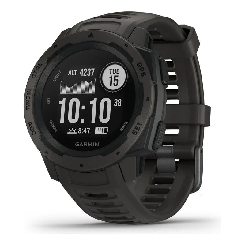Reloj Garmin Instinct Inteligente Gps Uso Rudo Gris Grafito