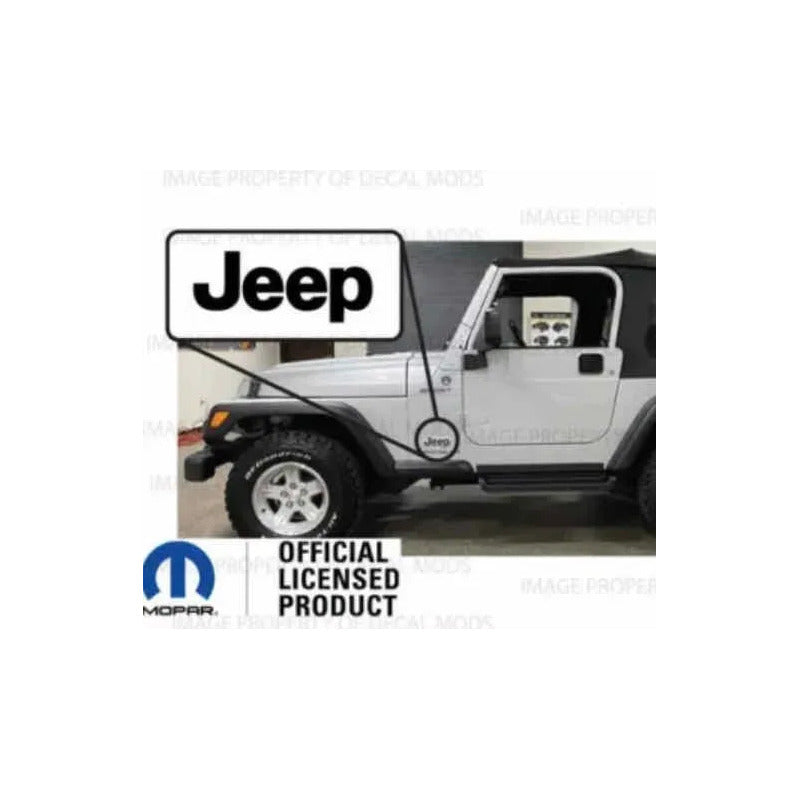Calcas (2)  Original  Jeep  Logo 1997-2006 Mopar
