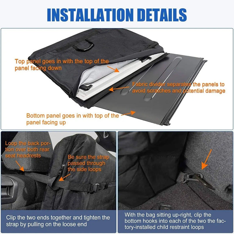 Funda Almacenaje Panel Hard Topjeep Jk Jhu Jl Jlu 07-22 2pza
