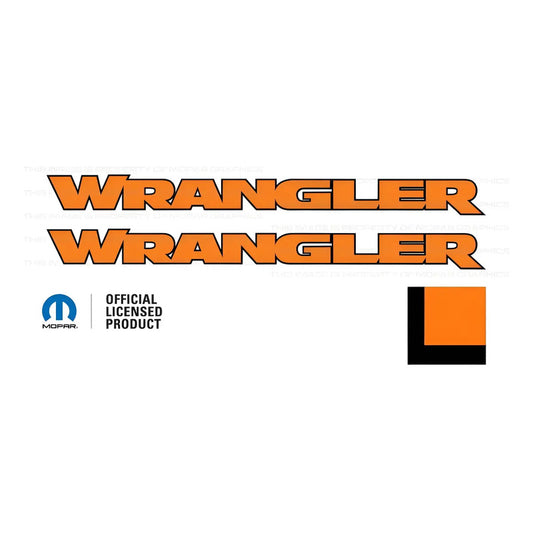 Calcas (2)  Original  Jeep Wrangler Naranja Jk/jl/jt 07-2025
