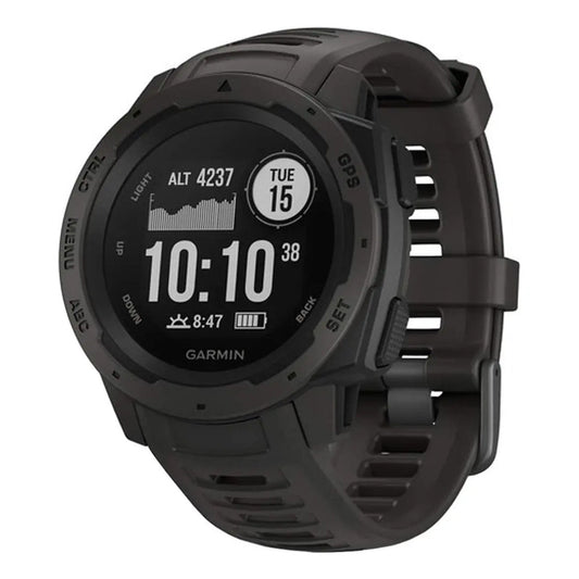 Reloj Garmin Instinct Gps Uso Rudo Color Gris Exhibición Gris Deportivo