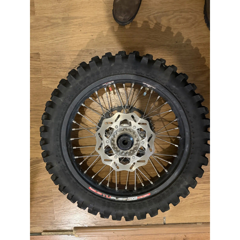 Rin Con Llanta Tubliss Sprocket 52 Dientes Ktm/husq/gas/sher Negro