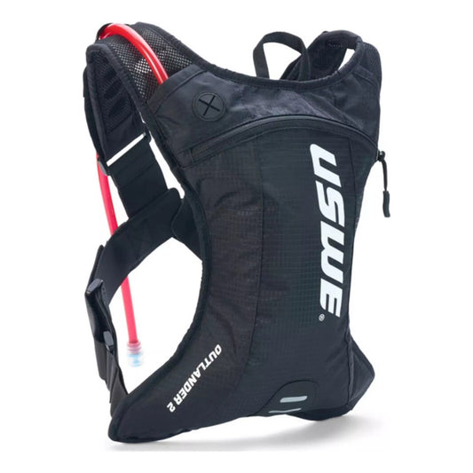 Mochila Hidratacion Uswe Outlander 2 1.5l Enduro Mtb  Negro Poliéster