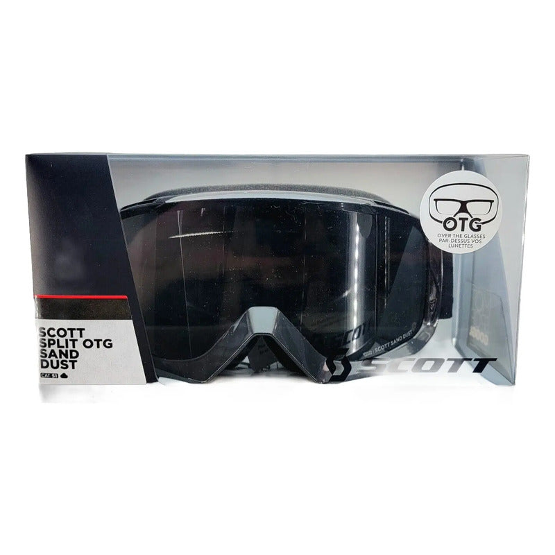 Goggles Scott Split Sand Dusk Mx Enduro (sobre Los Lentes) Blanco Negro Adulto