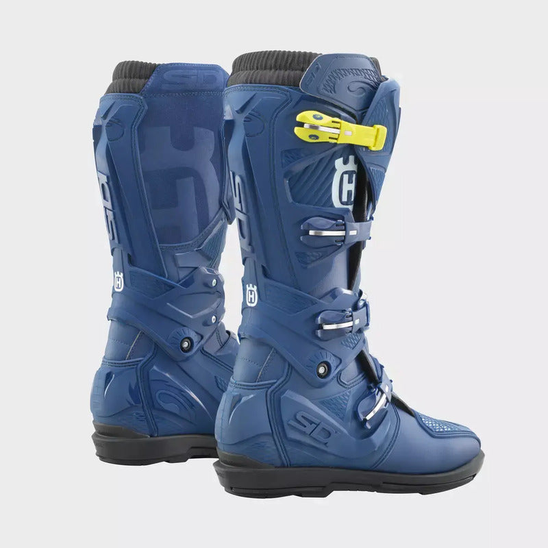 Botas Husqvarna Sidi X-3  Enduro/mx/atv Talla 8/8.5us Eur42 Azul 8 Us
