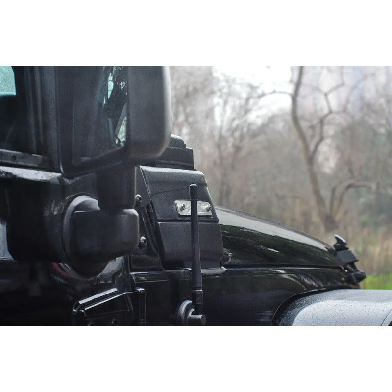 Antena 7  Jeep Wrangler Jk Jl Rubicon Sahara 2007-22 Factura Negro
