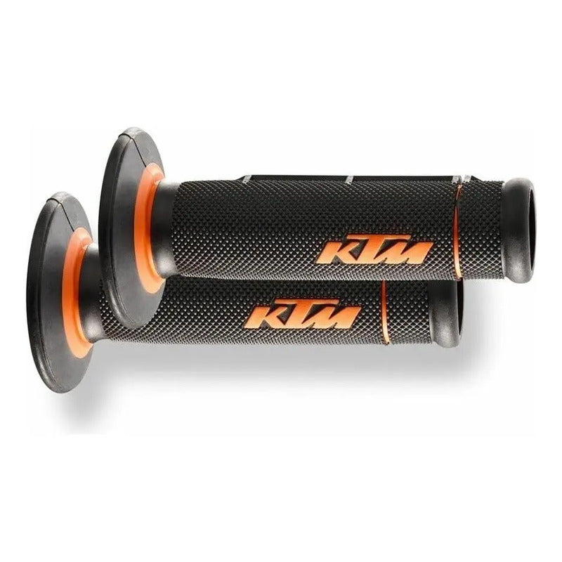Puños Grips Marca Ktm Compuesto Doble Negro/naranja  Negro / Naranja