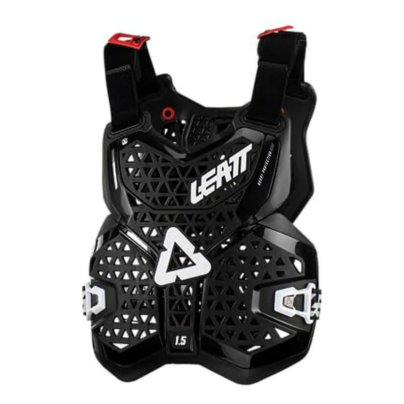 Protector De Pecho Leatt 1 5 Blanco Negro