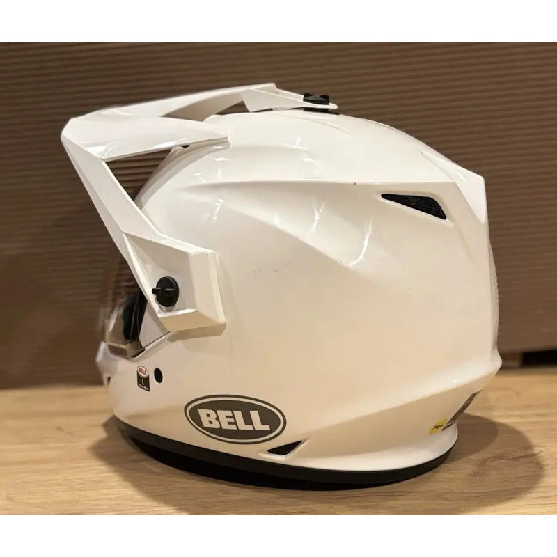 Casco Bell Mx-9 Adventure Mips Blanco Alpino Mx T Large Blanco Sólido Blanco Alpino M