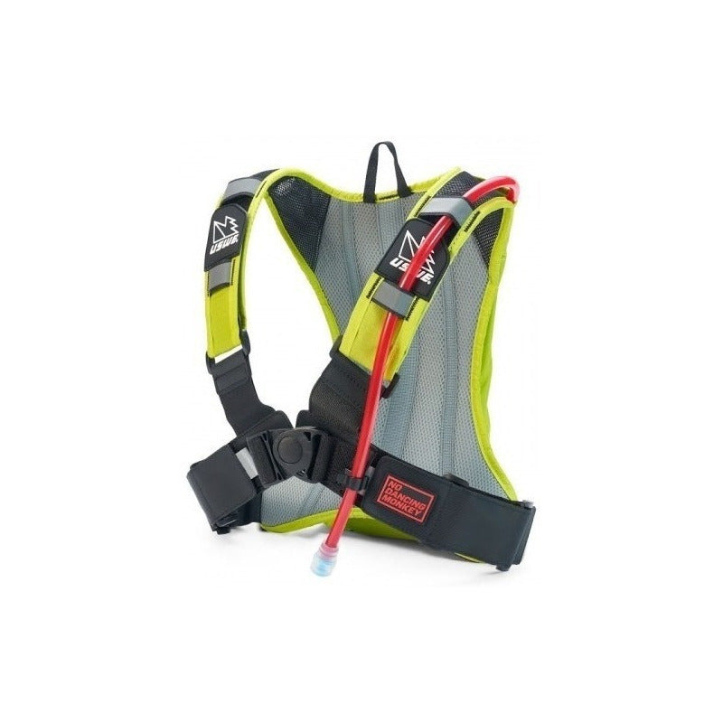 Mochila De Hidratacion Uswe Outlander 2 Carbon 1.5lt Color Crazy/yellow Diseño De La Tela Poliéster