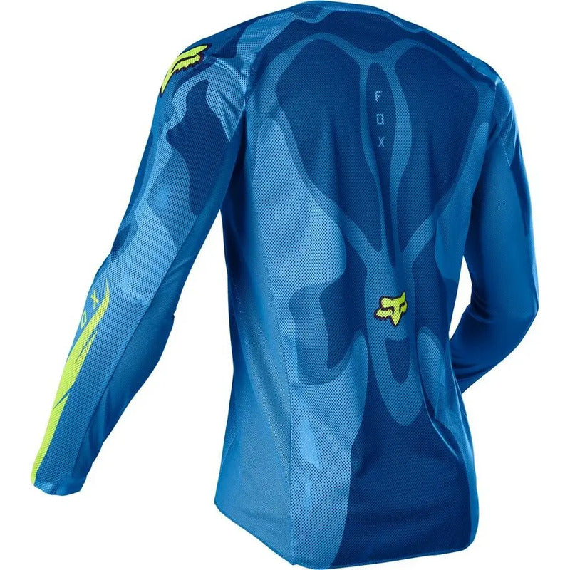 Jersey Fox Racing Airline Exo Enduro Mx Genuino Large Large Azul
