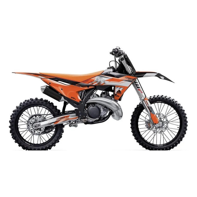 Calcas Graficos Ktm Exc 50-450cc 2017-2026 (11 Piezas) Naranja