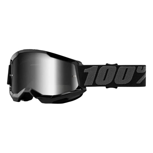 Goggles 100% Strata 2 Junior Mx/enduro  Negro Transparente Junior