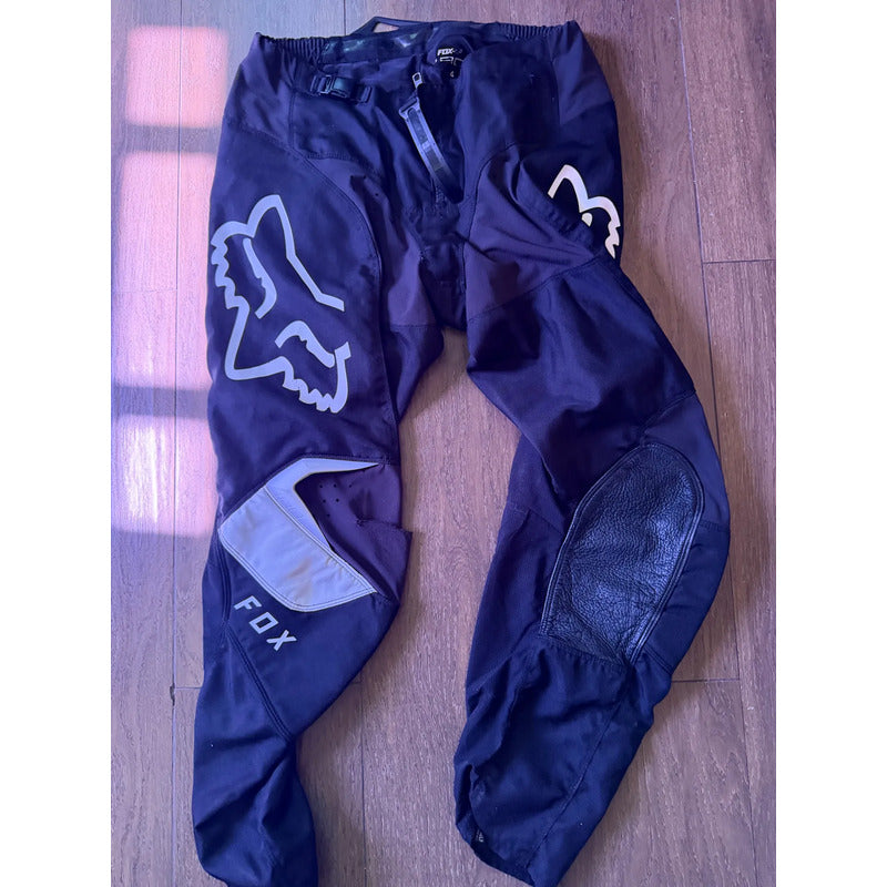 Pantalón Fox Racing 180 Para Motocross Enduro T34 Exhibicion Negro 34