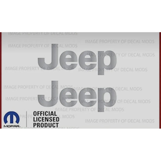 Calcas (2)  Original  Jeep  Logo 1997-2006 Mopar