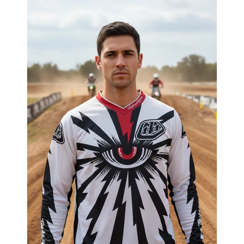 Jersey Troy Lee Designs Original  Motocross/ Enduro T Large L Negro