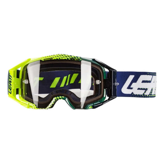 Goggles Leatt Velocity 6.5 Bulletproof Enduro Mx  Verde Lima Gris Claro Adulto
