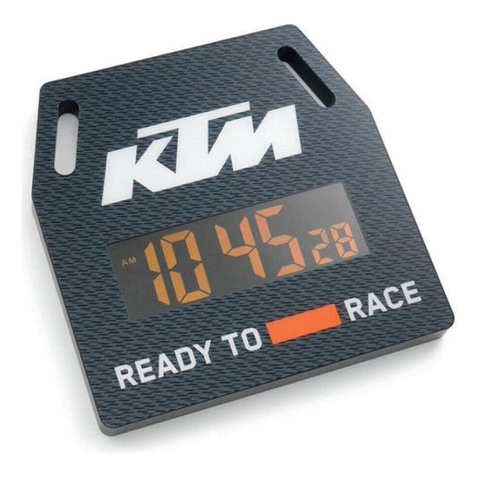 Ktm Reloj De Pared Powerwear Pitboard 11 X11   Negro