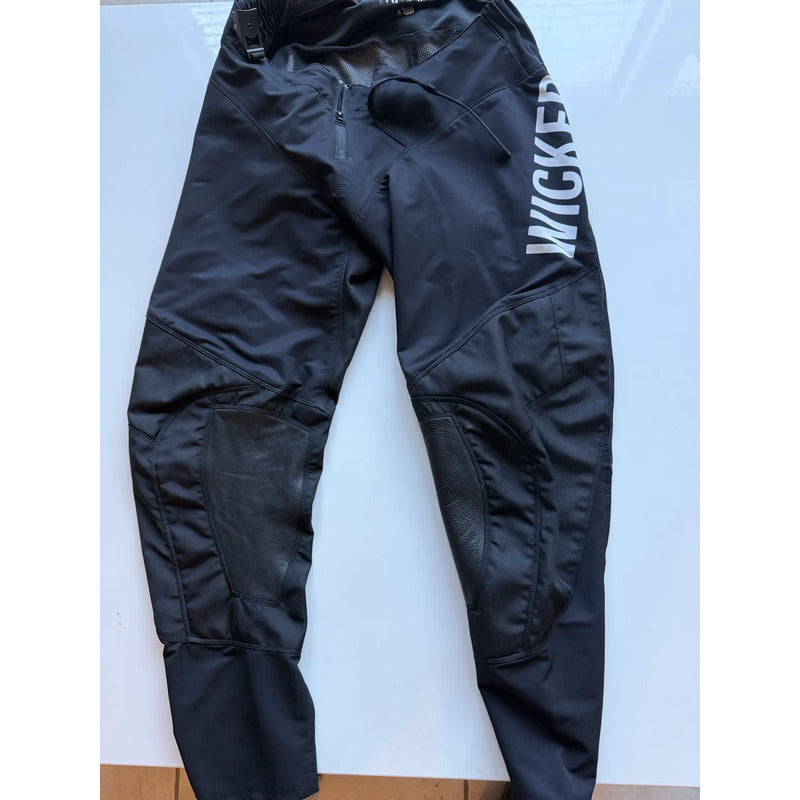 Pantalon Wicked Mx Enduro Mtb T34 Negro 34
